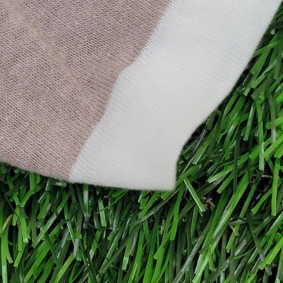 Vintage 70s California Styles Stripes Polo Shirt XS/S Purpleish Brown White USA - Picture 3 of 13